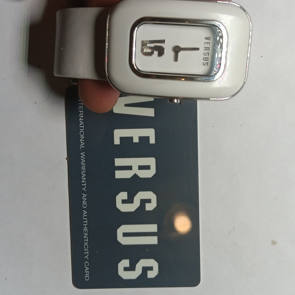 Versus Versace White and Silver Women's Watch